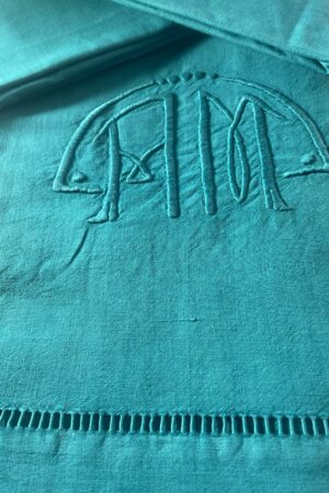 Drap émeraude 200/320 avec 2 taies d'oreiller 50/60