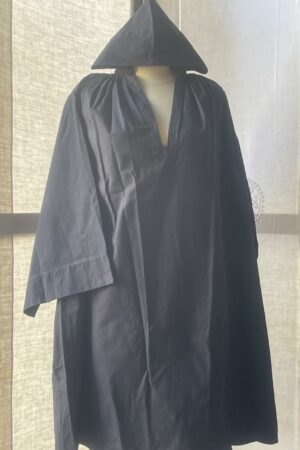 Tunique noir/chemise de nuit de nonne taille L