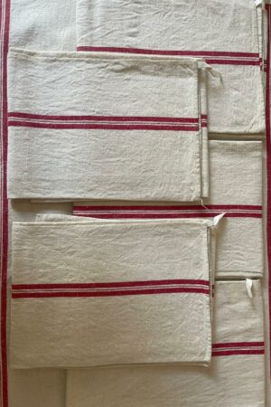 Lot de 6 torchons anciens très bon état 55/80