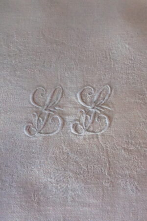 Serviettes de tables damassées