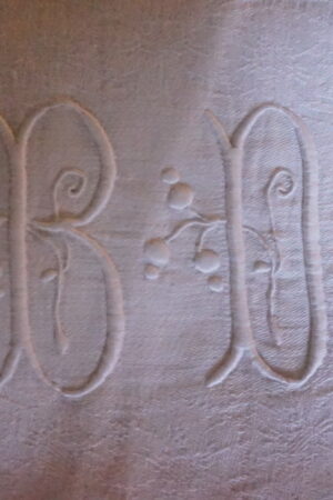 Nappe monogrammée BD
